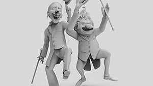 Miser Brothers (Zbrush/Keyshot)